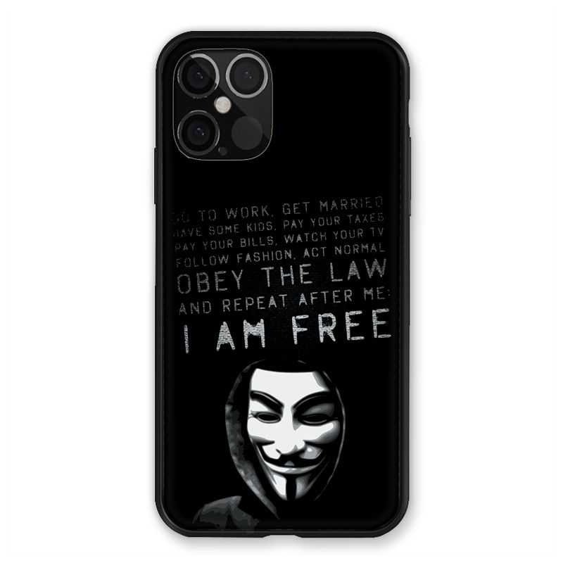 Coque Pour Iphone 12 / 12 Pro Anonymous I am free