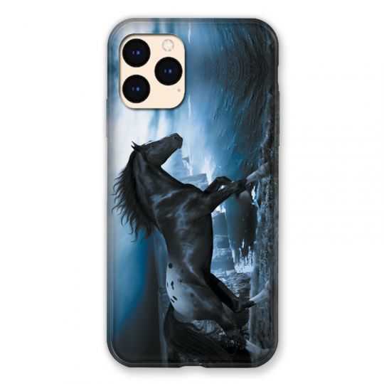 Coque Pour Iphone Iphone 12 Mini Cheval Noir