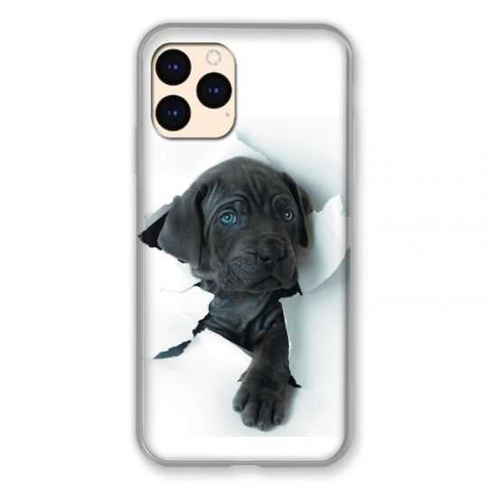 Coque Pour Iphone Iphone 12 Mini Chien Noir