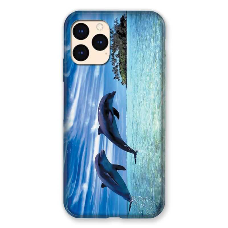 Coque Pour Iphone Iphone 12 Mini Dauphin Ile