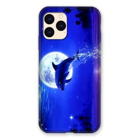 Coque Pour Iphone Iphone 12 Mini Dauphin Lune
