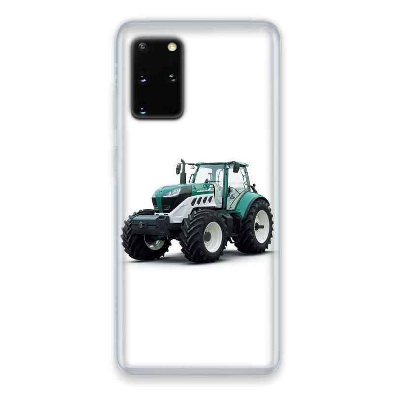 Coque pour Samsung Galaxy S20 Agriculture Tracteur Blanc