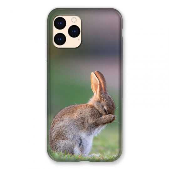 Coque Pour Iphone Iphone 12 Mini Lapin Marron