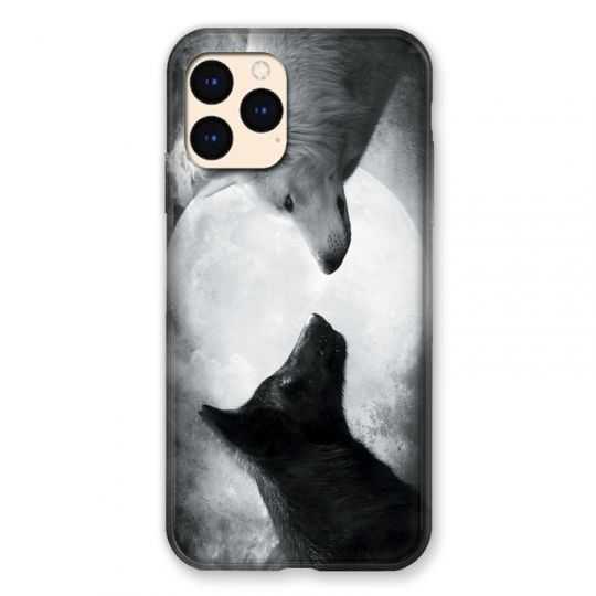 Coque Pour Iphone Iphone 12 Mini Loup Duo