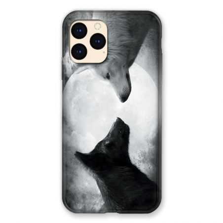 Coque Pour Iphone Iphone 12 Mini Loup Duo