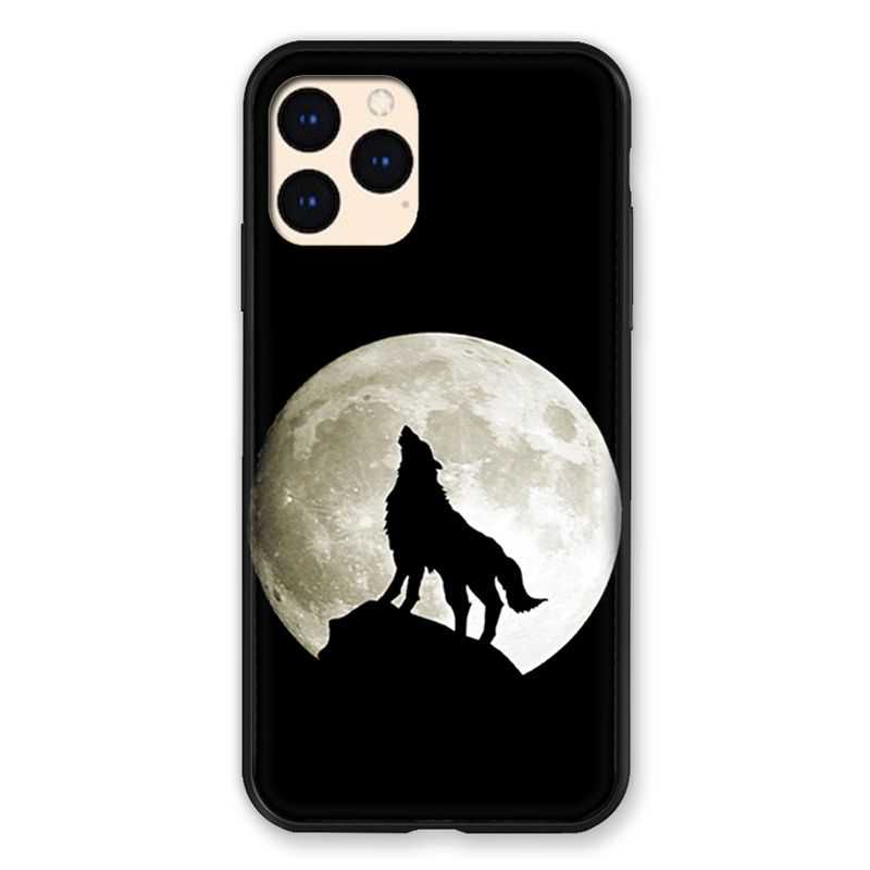 Coque Pour Iphone Iphone 12 Mini Loup Noir