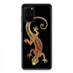 Coque pour Samsung Galaxy S20 Animaux Maori lezard noir