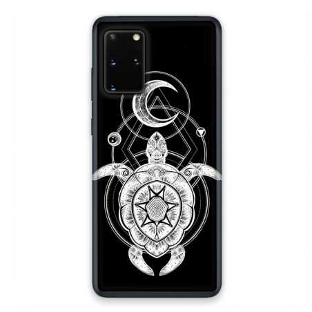 Coque pour Samsung Galaxy S20 Animaux Maori Tortue noir