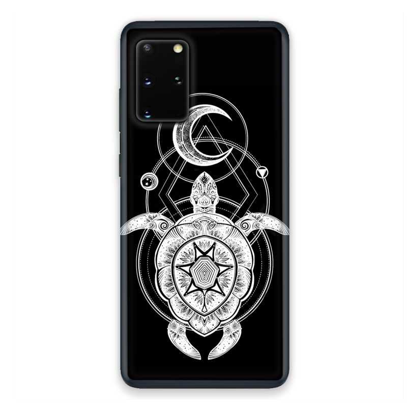 Coque pour Samsung Galaxy S20 Animaux Maori Tortue noir