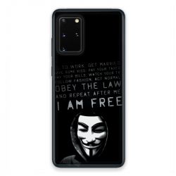 Coque pour Samsung Galaxy S20 Anonymous I am free