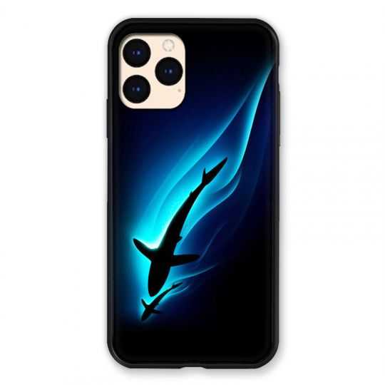 Coque Pour Iphone Iphone 12 Mini Requin Noir