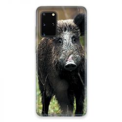 Coque pour Samsung Galaxy S20 chasse sanglier bois