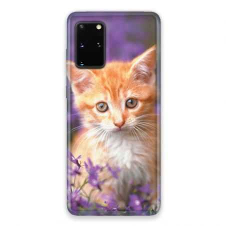Coque pour Samsung Galaxy S20 Chat Violet