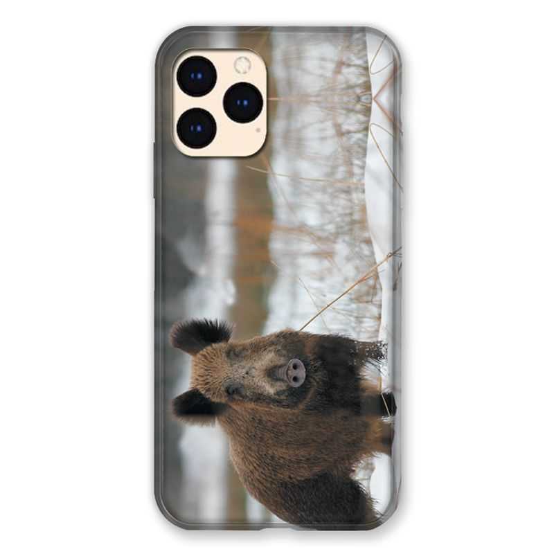 Coque Pour Iphone Iphone 12 Mini Chasse Sanglier Neige