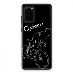 Coque pour Samsung Galaxy S20 Cyclisme Ombre blanche