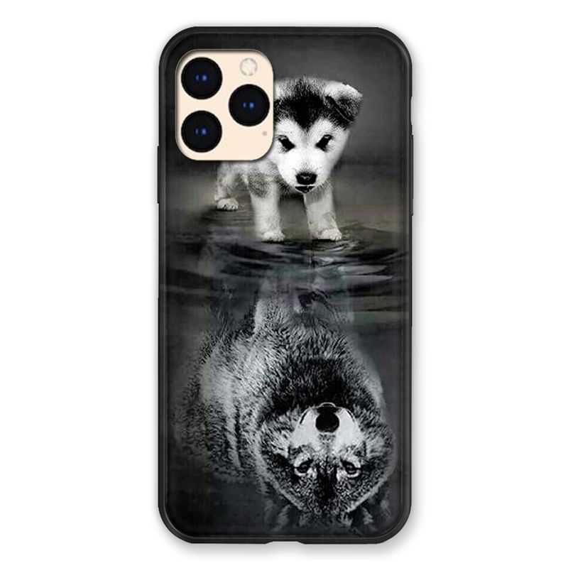 Coque Pour Iphone Iphone 12 Mini Chien Reflet