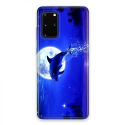 Coque pour Samsung Galaxy S20 Dauphin lune