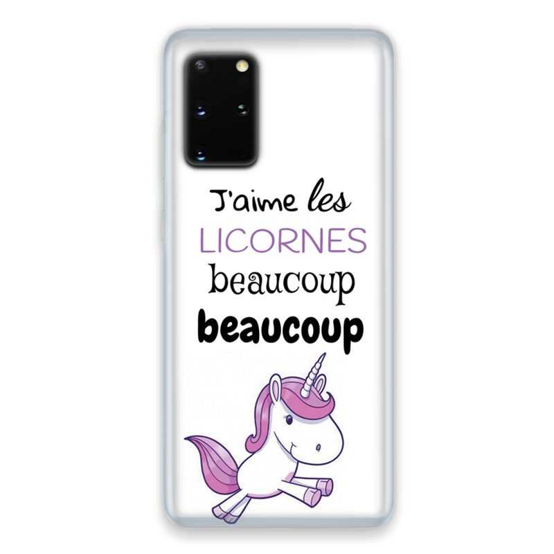 Coque pour Samsung Galaxy S20 Decale licornes