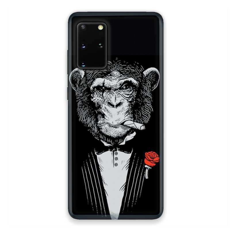 Coque pour Samsung Galaxy S20 Decale Singe Mafia