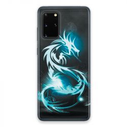 Coque pour Samsung Galaxy S20 Dragon Bleu