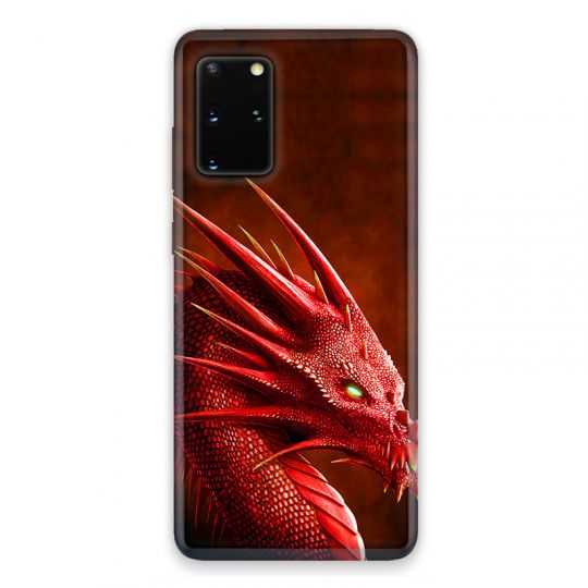 Coque pour Samsung Galaxy S20 Dragon Rouge