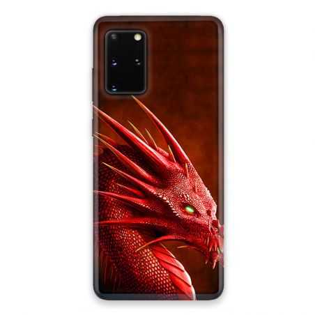 Coque pour Samsung Galaxy S20 Dragon Rouge