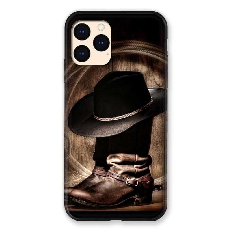 Coque Pour Iphone Iphone 12 Mini Cow Boy Chapeau