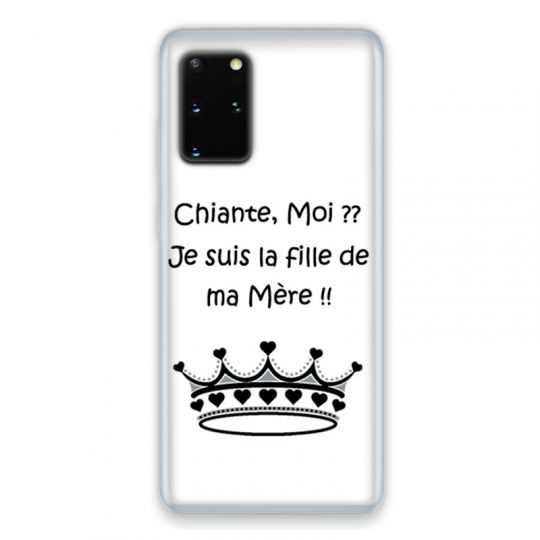 Coque pour Samsung Galaxy S20 Humour Moi chiante