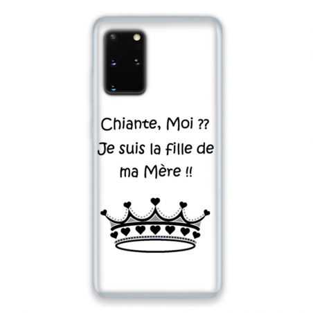Coque pour Samsung Galaxy S20 Humour Moi chiante