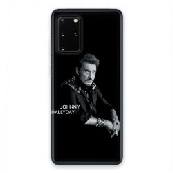 Coque pour Samsung Galaxy S20 Johnny Hallyday Noir