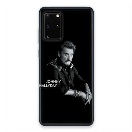 Coque pour Samsung Galaxy S20 Johnny Hallyday Noir