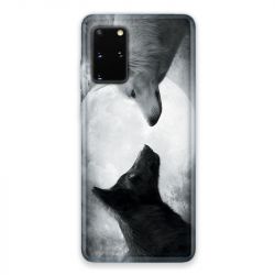 Coque pour Samsung Galaxy S20 Loup Duo