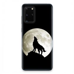 Coque pour Samsung Galaxy S20 Loup Noir