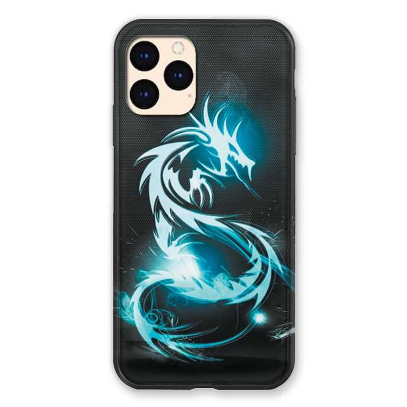 Coque Pour Iphone Iphone 12 Mini Dragon Bleu