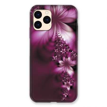 Coque Pour Iphone Iphone 12 Mini Fleur Violette Montante