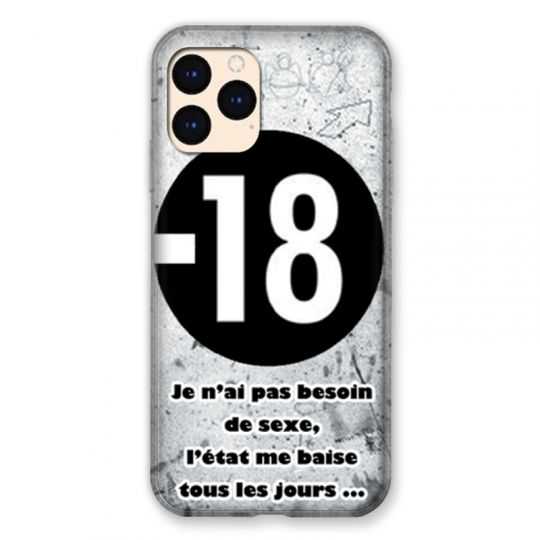 Coque Pour Iphone Iphone 12 Mini Humour 18 Ans