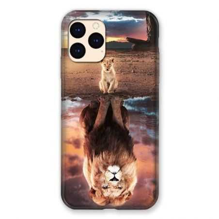 Coque Pour Iphone Iphone 12 Mini Lion Reflet