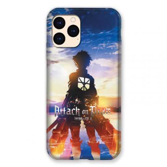 Coque Pour Iphone Iphone 12 Mini Manga Attaque Titans Soleil