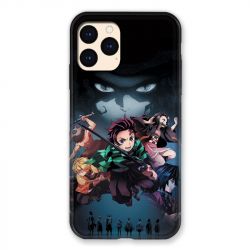 Coque Pour Iphone Iphone 12 Mini Manga Demon Slayer Noir