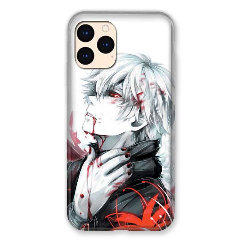 Coque Pour Iphone Iphone 12 Mini Manga Kaneki Blanc
