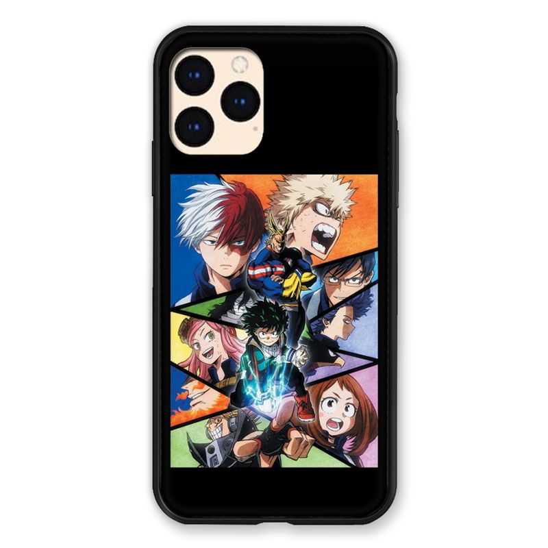 Coque Pour Iphone Iphone 12 Mini Manga My Hero Academia Noir
