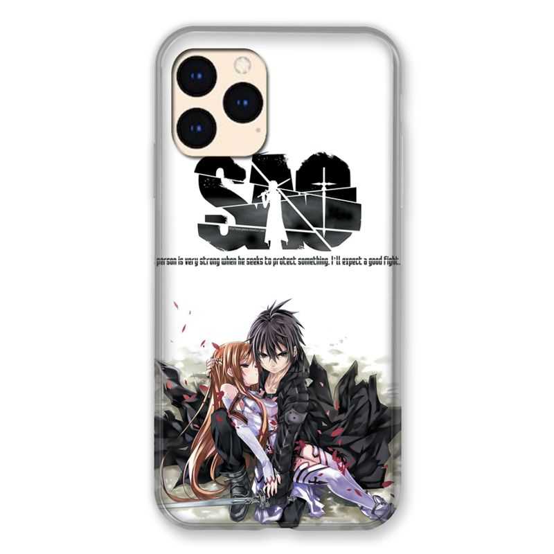 Coque Pour Iphone Iphone 12 Mini Manga SAO sword Art Online Blanc