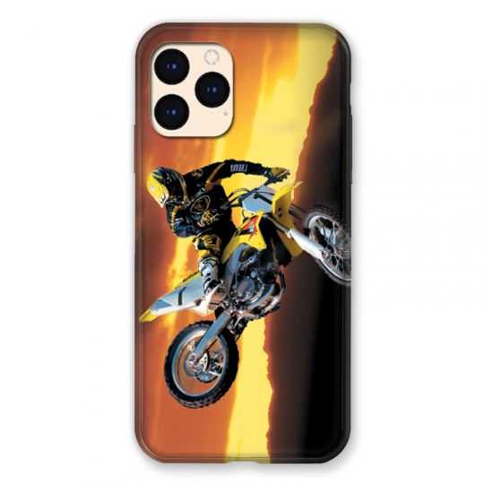 Coque Pour Iphone Iphone 12 Mini Moto Cross Noir