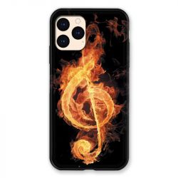 Coque Pour Iphone Iphone 12 Mini Musique Clé Sol Feu N