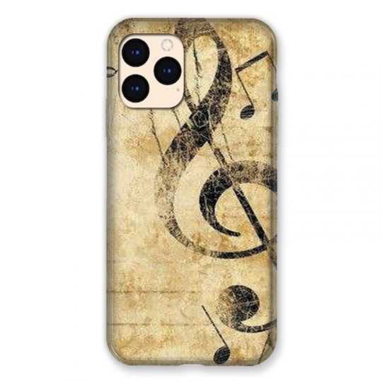 Coque Pour Iphone Iphone 12 Mini Musique Clé Sol Vintage