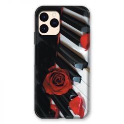 Coque Pour Iphone Iphone 12 Mini Musique Rose Piano
