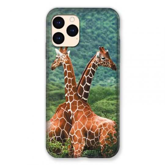 Coque Pour Iphone Iphone 12 Mini Savane Girafe Duo