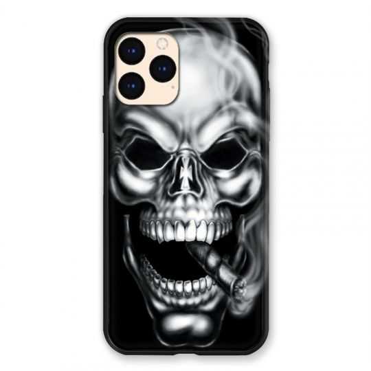 Coque Pour Iphone Iphone 12 Mini Tete De Mort Fume