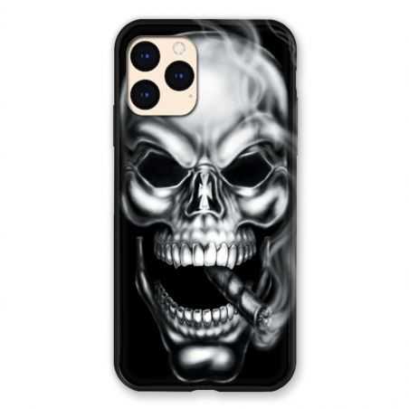 Coque Pour Iphone Iphone 12 Mini Tete De Mort Fume