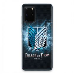 Coque pour Samsung Galaxy S20 Manga Attaque titans noir